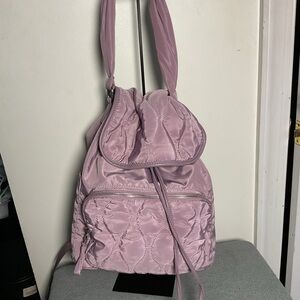 Lavender Quilted Women's Backpack